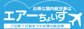 エアーちょいすプラス　ご出発7日前までのお得な航空券